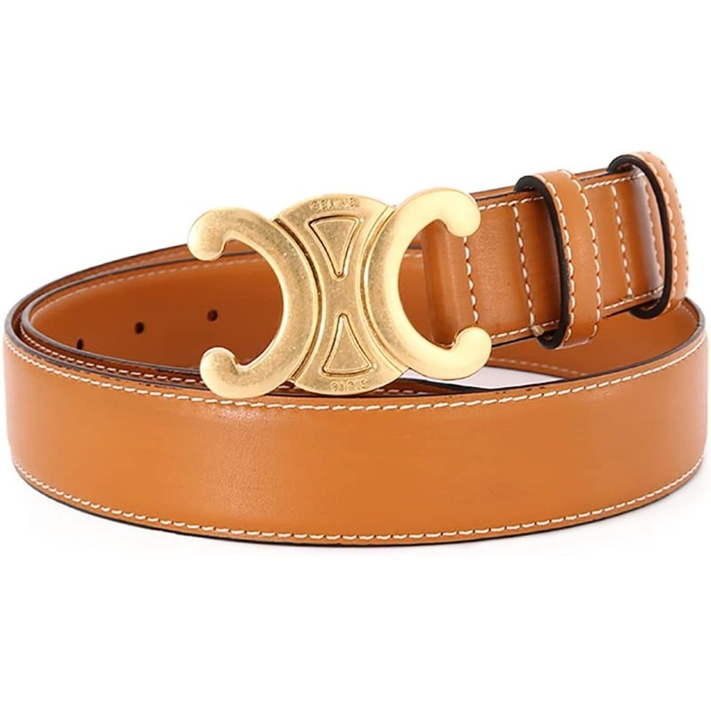 Tan Triomphe Belt
